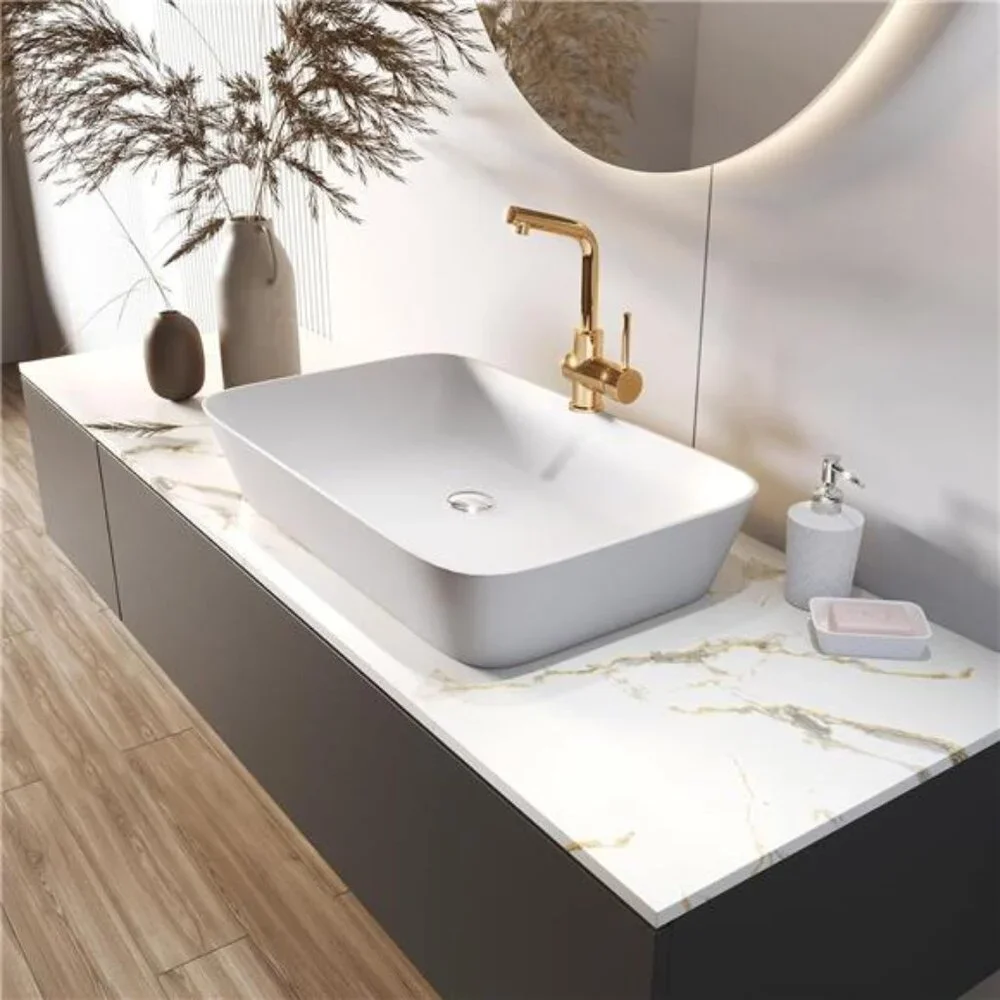 Wallpaper Thick White Marble Contact Paper Waterproof, 15.8